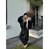 Winter Women’s Lambs Wool Hoodie Jacket – American Retro Faux Fur Outwear Coat | Y2K Korean 2000s High Street Thick Warm 6
