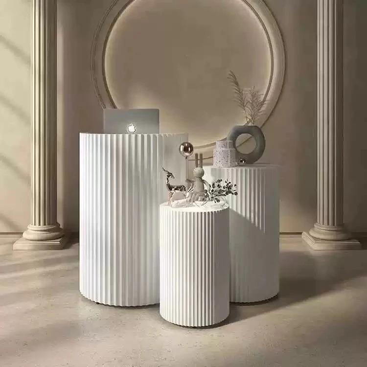 

Beauty salon bar table curved small reception desk checkout page window Nakajima display stand water table integrated counter