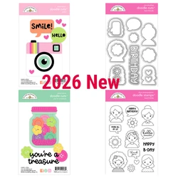 Best Friends You're a Treasure Smile 2026 New Arrival Clear Stamps or Metal Cutting Dies Sets for DIY Craft Making