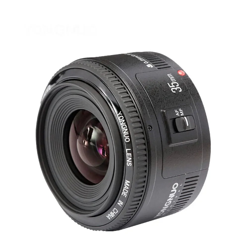 NEW YONGNUO Lens YN35mm F 2 Large Aperture Fixed Auto Focus Lens for Canon DSLR Camera 5Ds 5Dr 7D,35mm F2