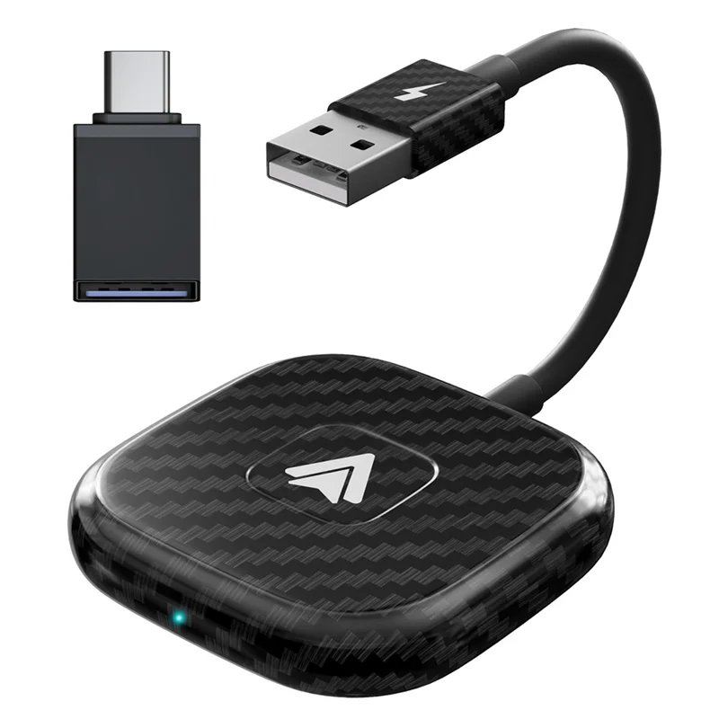 Wired to Wireless Android Auto Dongle, Wireless Android Auto Adapter, Plug Play 5G BT USB Car AI Box