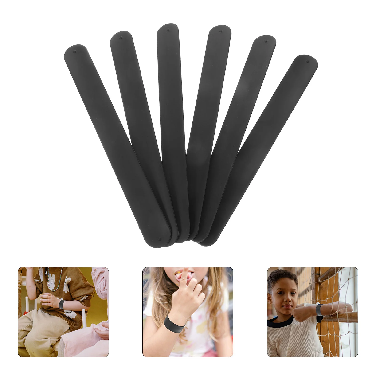 12 Pcs Slap Bracelet Snap Bracelets Kids Wristband Bands Wristlets Silica Gel Silicone Bulk Child