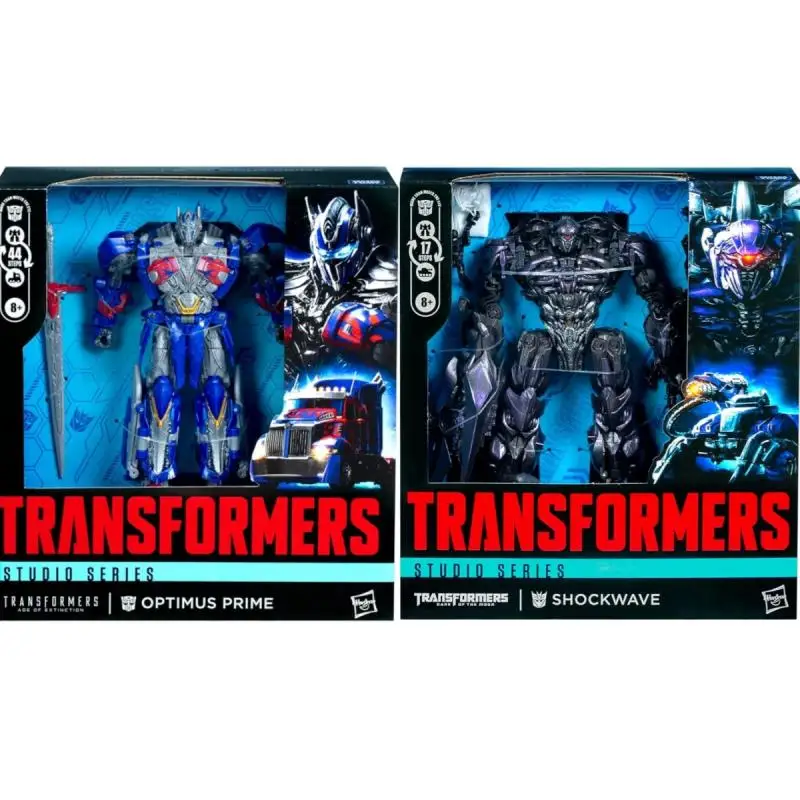 

Трансформеры Toys Studio Series Leader Class Age of Extinction Optimus Prime Dark of The Moon Shockwave 8,5-дюймовая игрушка-фигурка