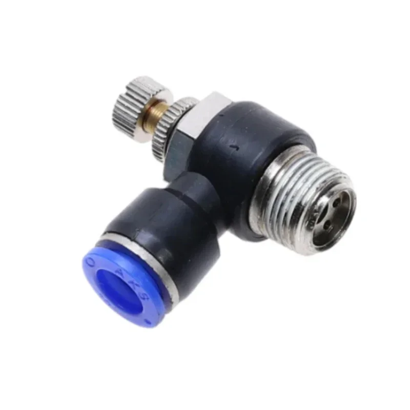 SL4-12mm Fast Connection Pneumatic Fitting, Air Speed Regulating Valve, Throttle Valve, M5 