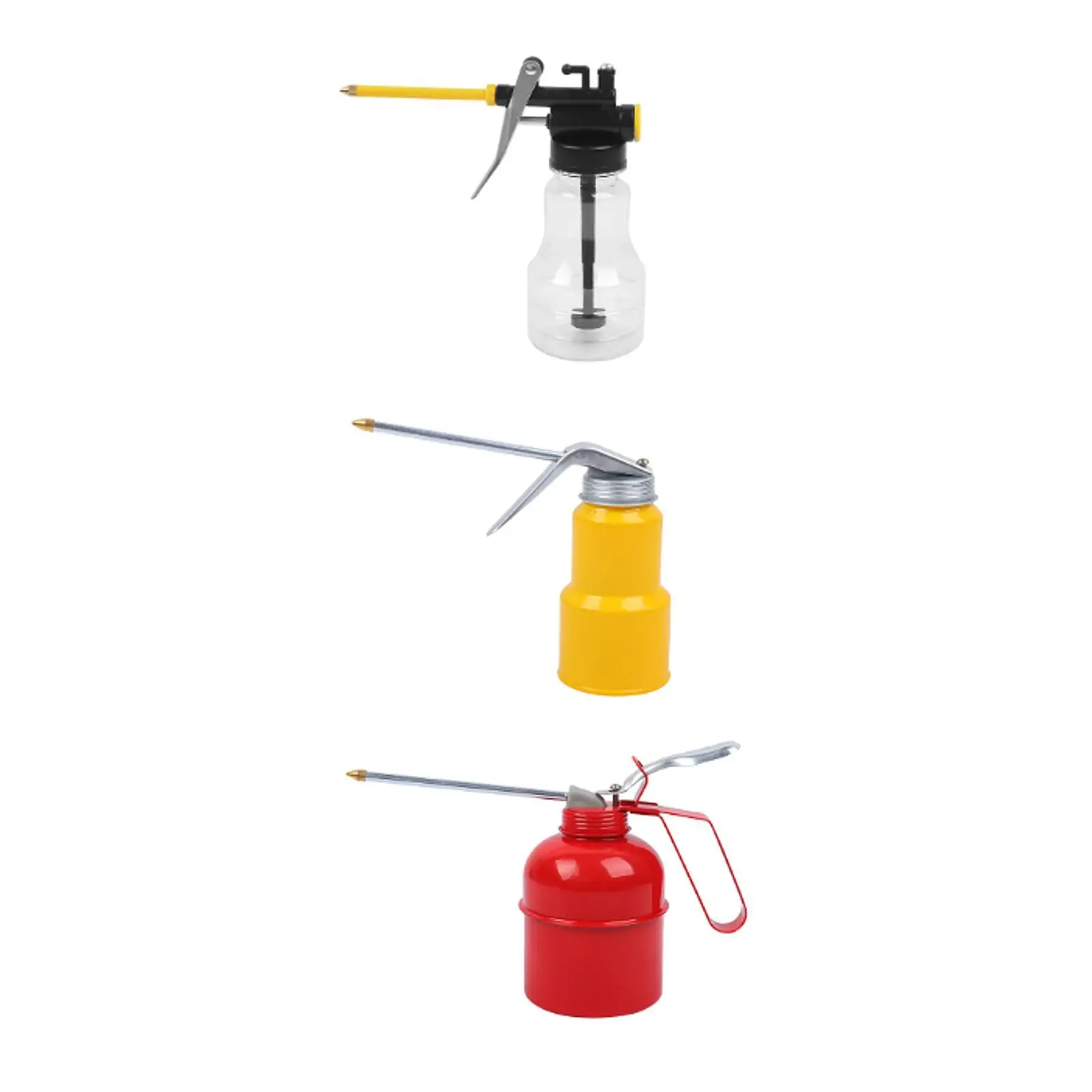 

Hand Pump Oiler Can Straight Spout Lubrication Oil Can for Car Home Machines