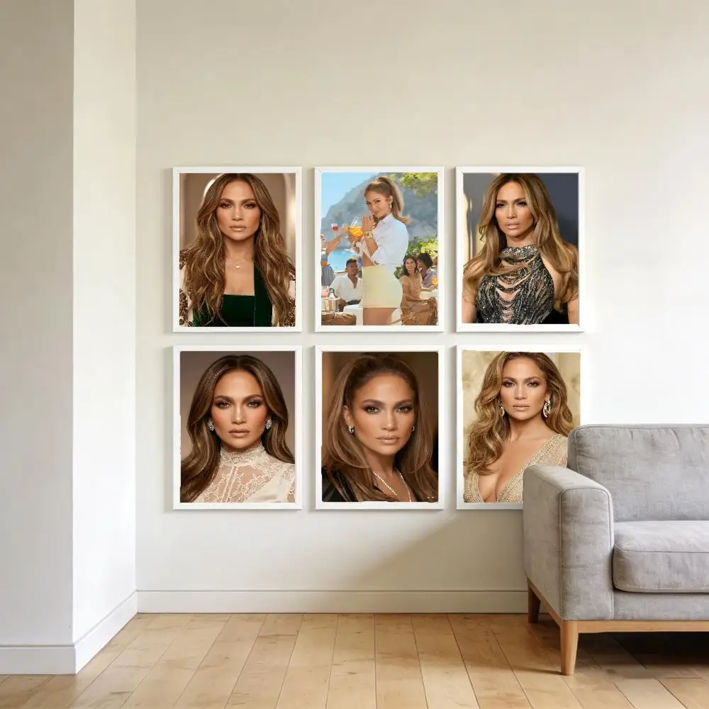 Entertainer Jennifer Lopez Poster Elegant Home Artwork Collection & Trendy Interior Decor