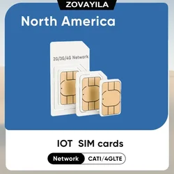 무선 라우터 게이트웨이 GPS 추적 로케이터, 충전 파일 자동 판매기, 범용 SIM 카드, 4G, IOT, 2GB, 북아메리카