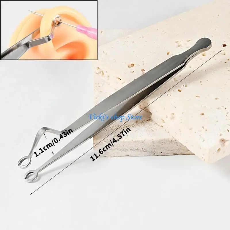 أداة ثقب الفولاذ المقاوم للصدأ، مشبك ثقب فعال، أداة ثقب الجسم، ملقط ثقب الجسم لمجوهرات الجسم والأذن