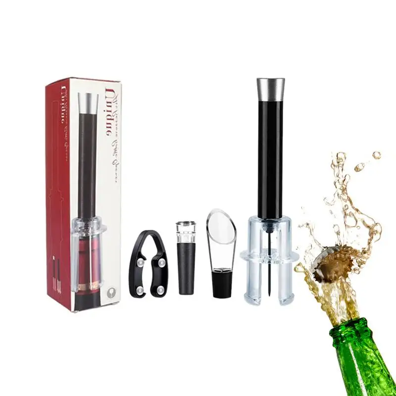 Wine Opener Air Pump Pressure Vacuum Wine Bottle Corkscrew for Home Outdoor Picnic Wine Opener Bar Accessories Multifunctional