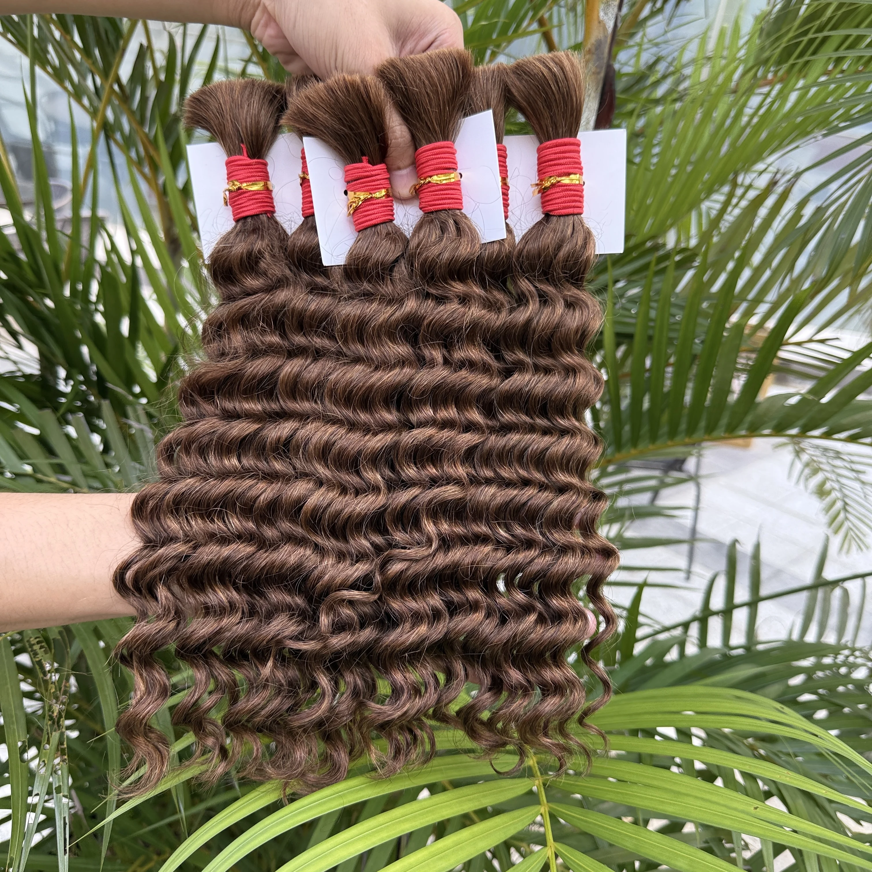 بوهو الضفائر الشعر البشري 50 جرام/حزمة تجديل الشعر البشري الشعر البشري السائبة عذراء الشعر للنساء تجديل شعر مموج عميق الشعر السائبة