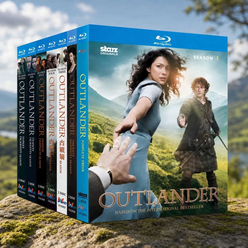 Blu-ray BD High Definition British TV Series Outlander Seasons 1-7 14 Discs