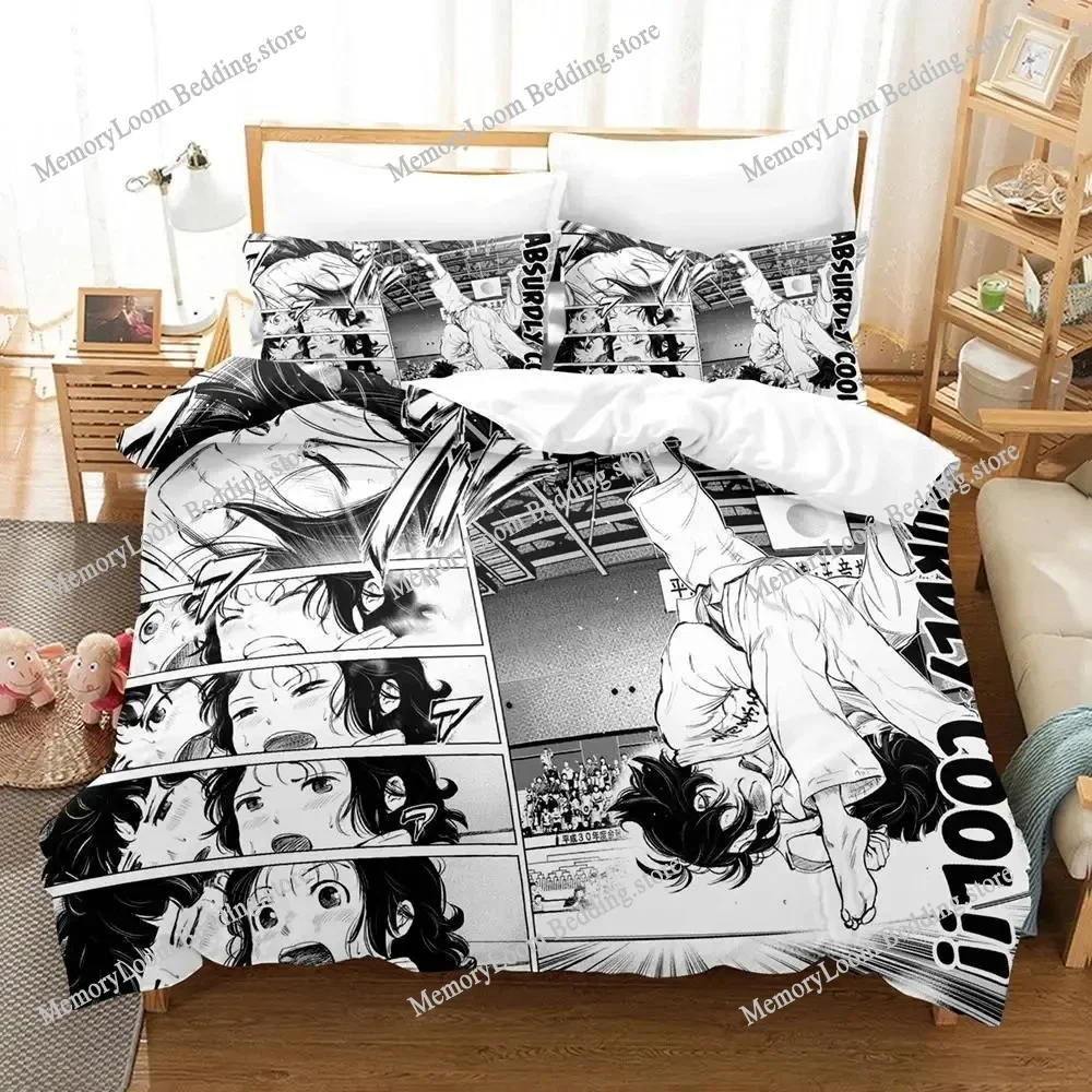 

Anime Girls Ippon Again Bedding Set Duvet Cover Bed Set Quilt Cover Pillowcase Comforter king Queen Size Boys Adult Bedding Set