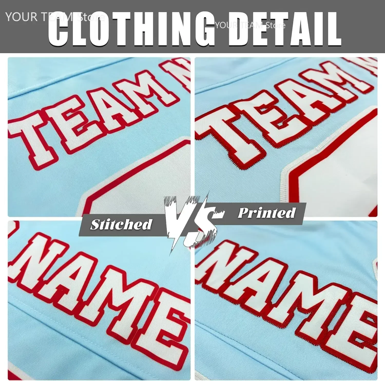 Personalized Orange Blue Trim  Football Jersey Custom Stitched Team Name Number Fan Gift Game Day Sport Practice Wear