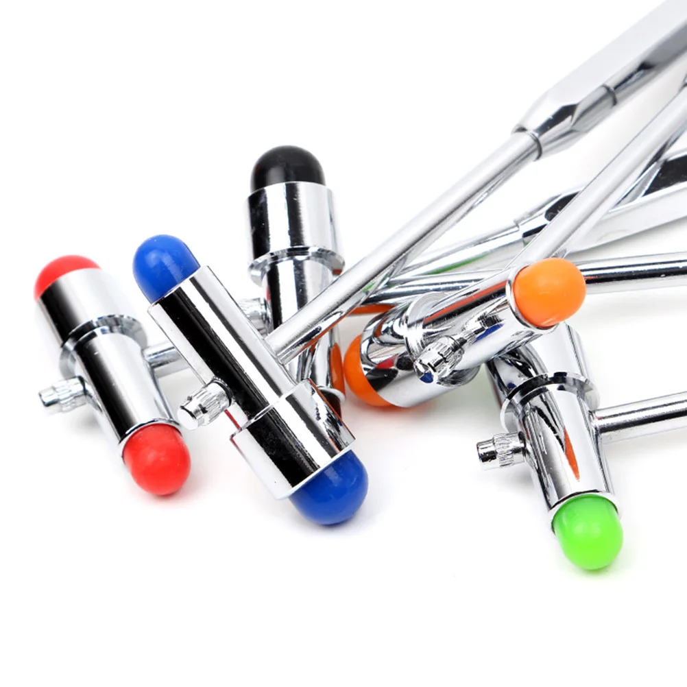 

Neurological Reflex Hammer Double-Headed Plexor T-Shaped Stainless Steel Handle Needle Brush for Muscle Stretch Plantar