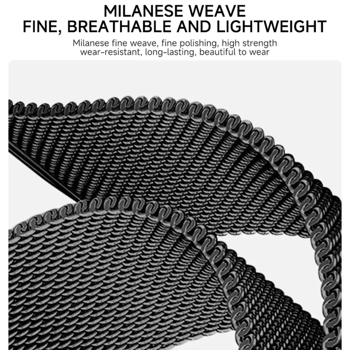 حزام معدني لـ Fitbit Versa 4 3 2 Lite Sense Band المعصم Milanese Sense 2 استبدال سوار حلقة مغناطيسي مناسب حزام الساعات #5