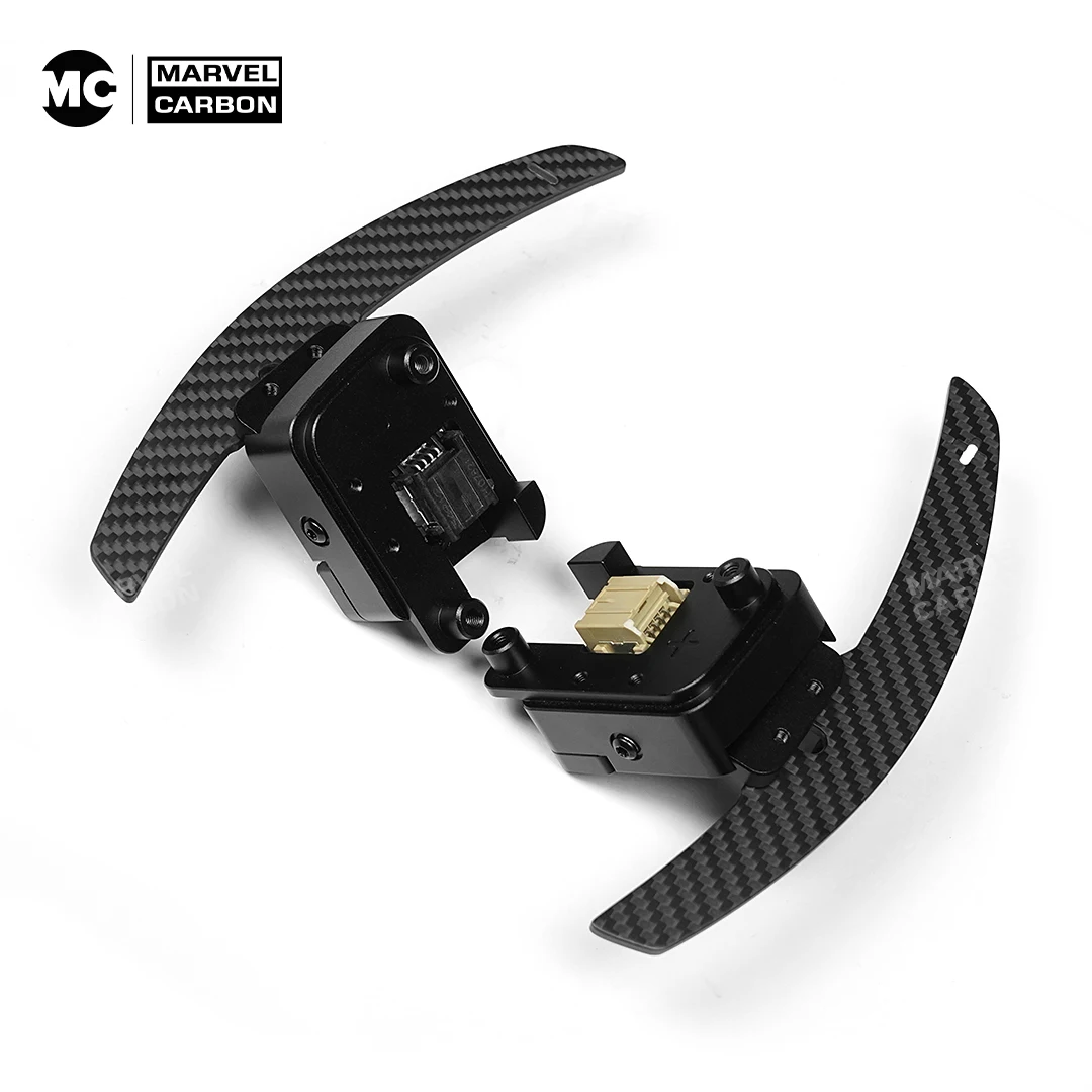 MC Carbon Fiber Magnetic Paddle Shifter For Ford 2022-2024 Bronco raptor Wildtrak Big Bend Steering Wheel Paddle Shifters