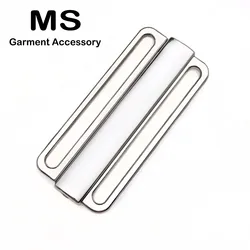 40MM Metal Front Closure Bra Clips Bikini Connectors Quick-release Hooks Swimsuit Hardware