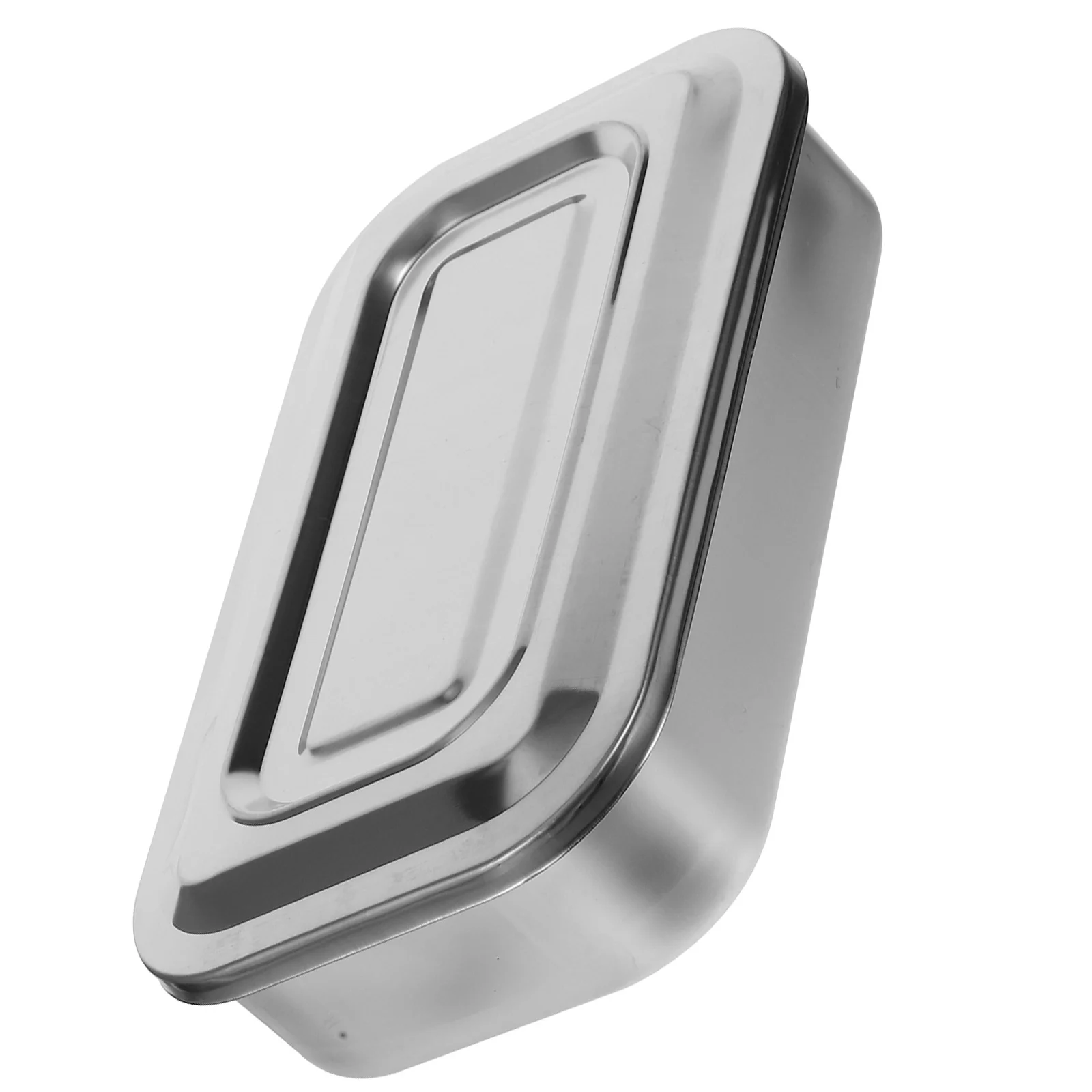 

Dental Tool Plate 8 Inch Stainless Steel Sterilization Tray with Cover for Surgical Instruments Hospital Grade Disinfection Box