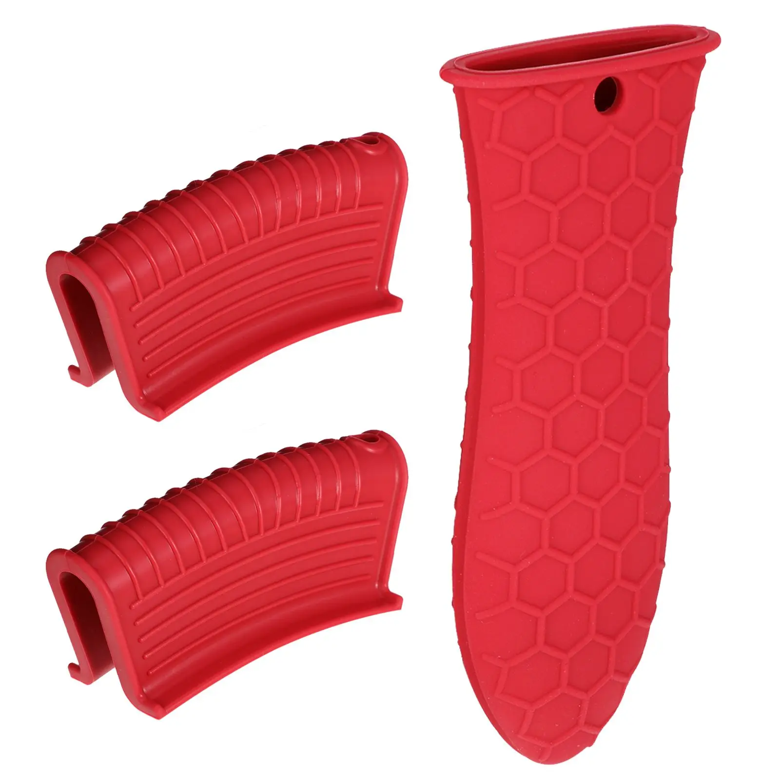 

Silicone Heat Resistant Kitchen Pot Silicone Pot Handle Holder Handle Sleeve Tools Anti Scalding Ear Clips Cookware Parts