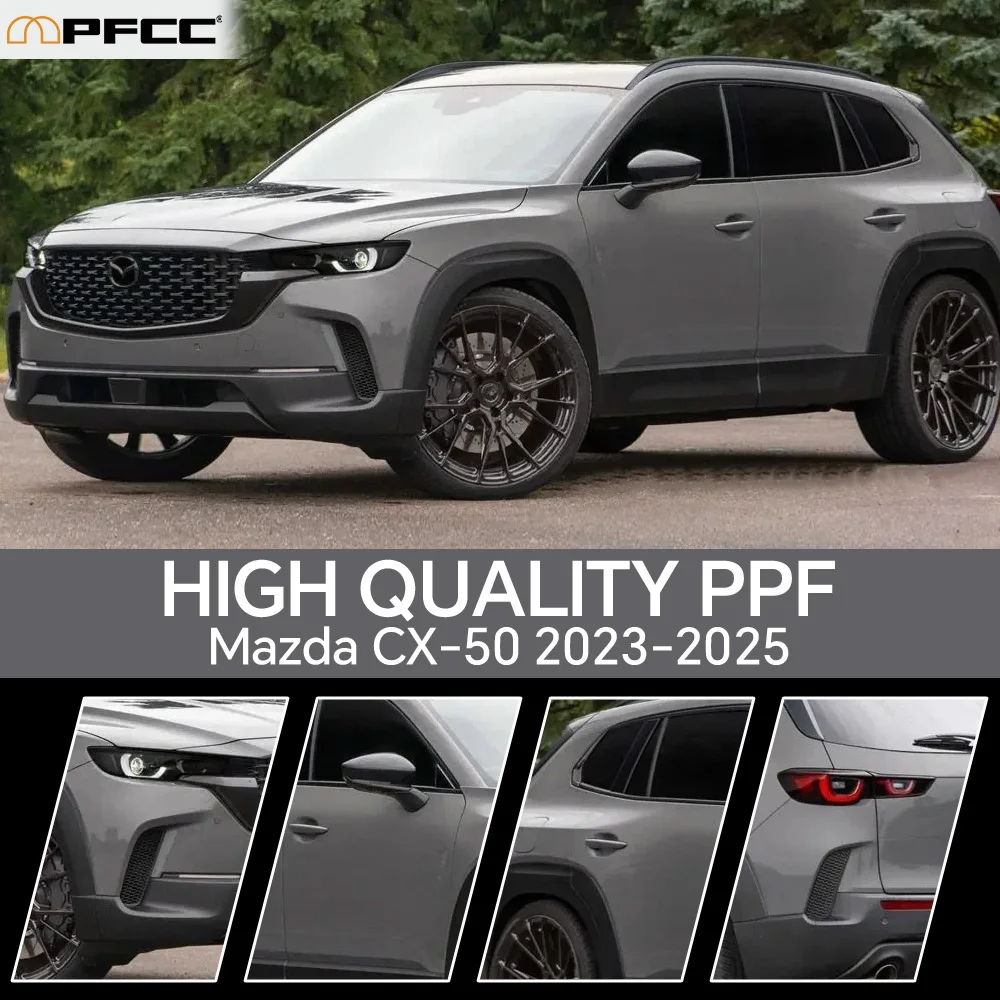 TPU For Mazda CX50 CX-50 2023-2025 Paint Protection Film Pre-cut PPF Anti-Scratch Car Body Clear Bra Resistant Invisible Cover