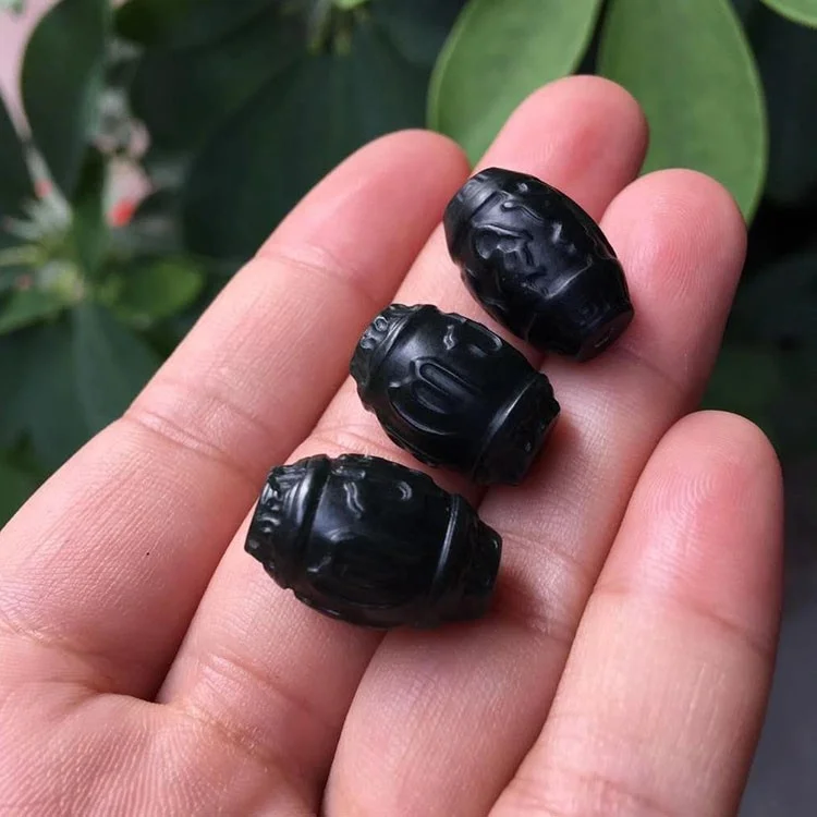 

Браслет-оберег ручной работы с бирюзовыми бусинами-талисманами «Шестисловная мантра» и подвеской «Люй», аксессуары для самостоятельного изготовления, материал Xiu, новинка