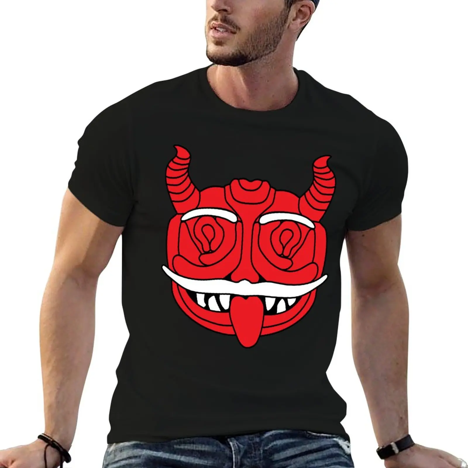 Camiseta DIABLITO, camisetas de algodón para hombre, camiseta 100% para hombre, camisetas gráficas divertidas para hombre