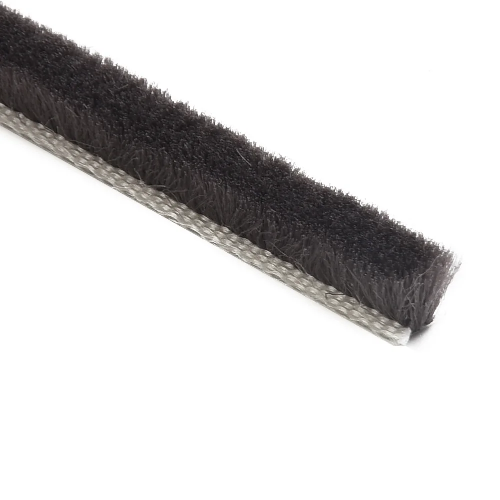 10m Seal Strip Door Draught Excluder Window Pile Seal Film Door Brush Swal Weather Strip Draught Excluder Door Protector Strip