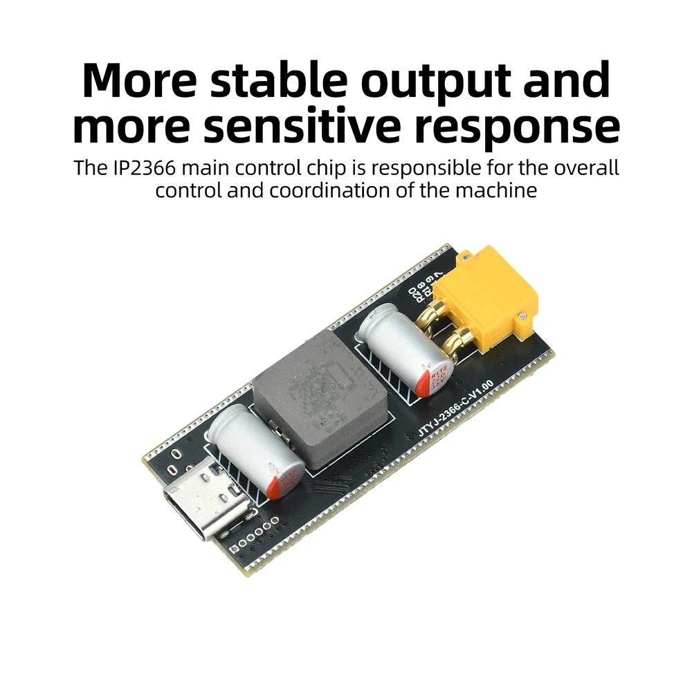 0.96 Inch TFT IP2366 Buck Boost 2-6S Lithium Battery Charging Board PD 140W Charge/Discharge Module Power Bank Mainboard DIY Kit