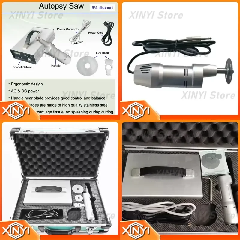 Electric Hand Bone Dissection Saw for Anatomy Autopsy with 86.4Wh Battery Providing 4 Hours Runtime