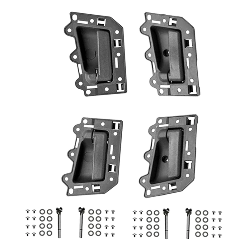1Set 4 pezzi maniglia per porta interna auto per Jeep Grand Cherokee 2005-2011