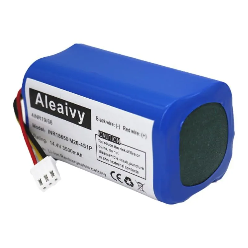 Newest 14.4v 2600/3500mAh Rechargeable Battery for LIECTROUX C30B E30 XR500 for Midea M4/i6 High Quality Vacuum Cleaner Battery
