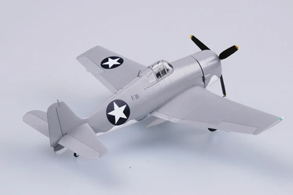 Easymodel 37296 1/72  F6F Hellcat USN VF-4  Fighter Bomber Assembled Finished Military Static Plastic Model Collection or Gift