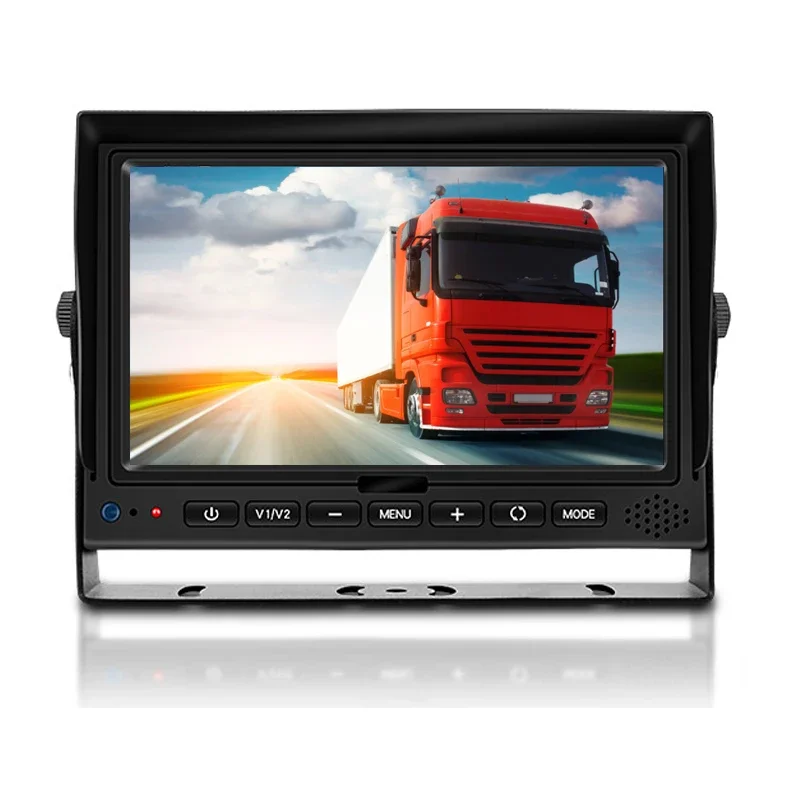 

TFT LCD Color Screen Car Display With U Shaped Bracket 2 Channels Rear View Monitor