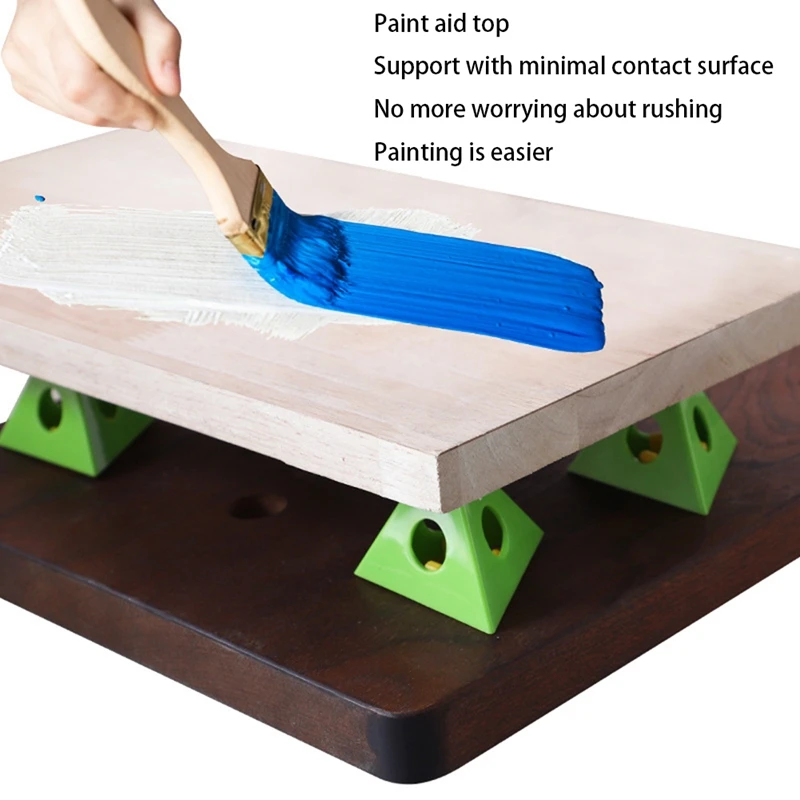1 conjunto de suporte de pintura para carpintaria, suporte triangular de plástico para carpintaria