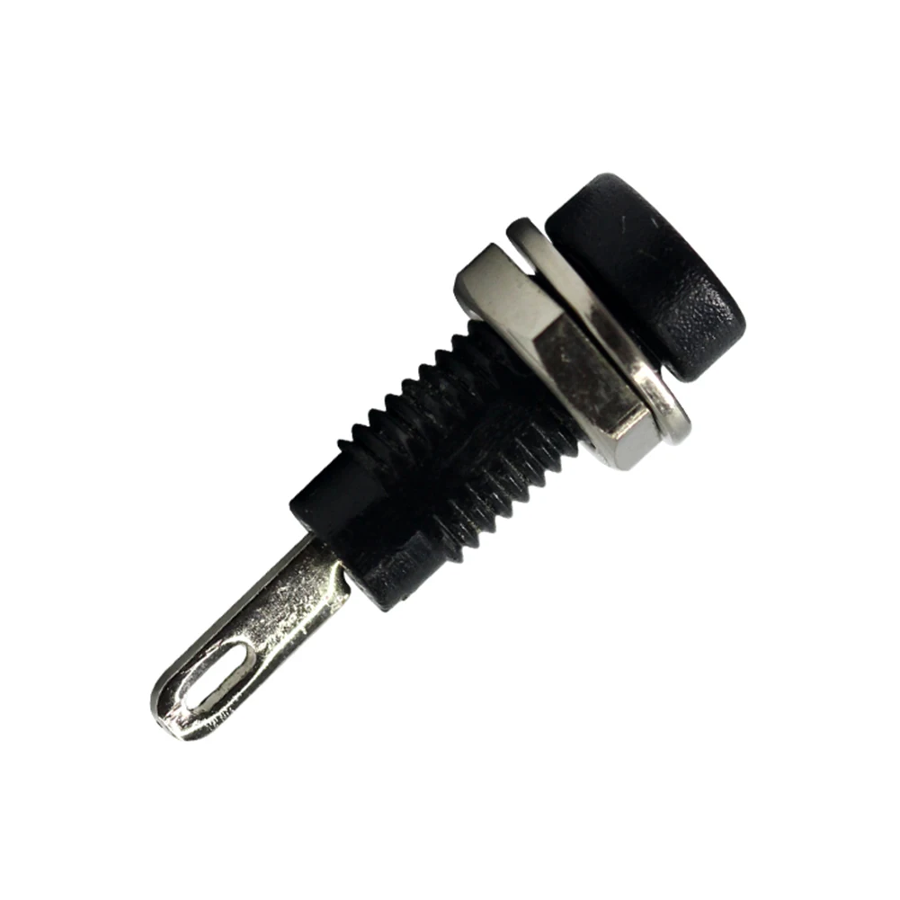 10PCS 2mm Banana Socket Binding Post Banana Plug Electrical Connector Terminal Quick Insert Safety Insulation