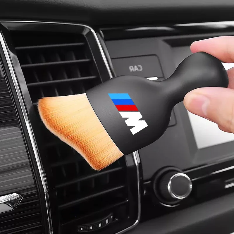 Spazzola per la polvere dell'auto per BMW M Power X1 e84 X3 f25 X5 e53 x6 e71 ix3 i3 320i 330d M4 1 3 5 Accessori auto Strumenti di pulizia Spazzola