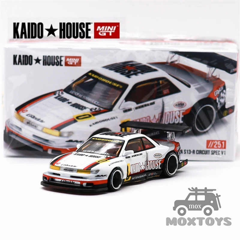 Kaido House x Mini GT 1:64 Silvia S13-R Skyline R33 Datsun 510 Diecast Model Car