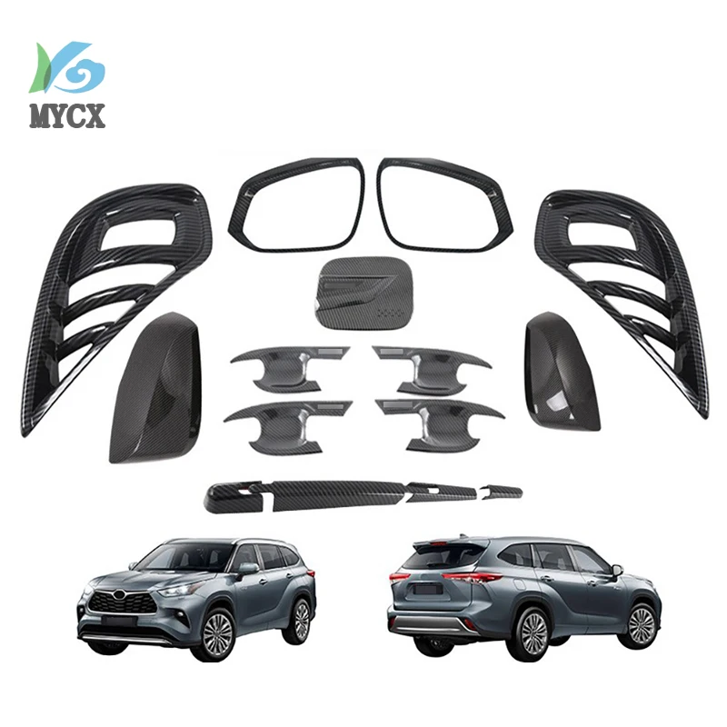 Car Parts Chrome Kit Accessories for Toyota Highlander 2020-2022