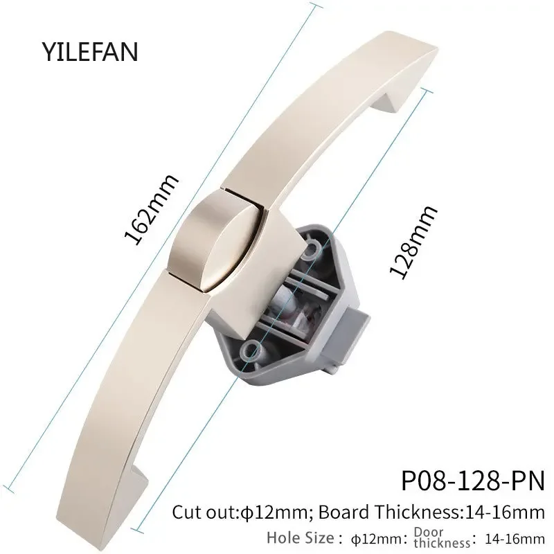 Camping-car voiture serrure à poussée RV caravane bateau armoire serrures poignée maison tiroir loquet bouton serrures meubles porte serrure matériel serrure de porte