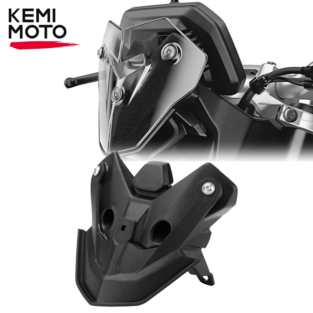 

For BMW F900R 2020-2023 F 900R F900 R Windshield Bracket Windscreen Windshields Viser Baffle VIsor Wind Deflectors KEMiMOTO