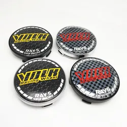 4pcs 60mm Volk Racing Rays Wheel Center Cap Hub Car Styling Rims Hubs Cover Emblem 56mm Badge Stickers