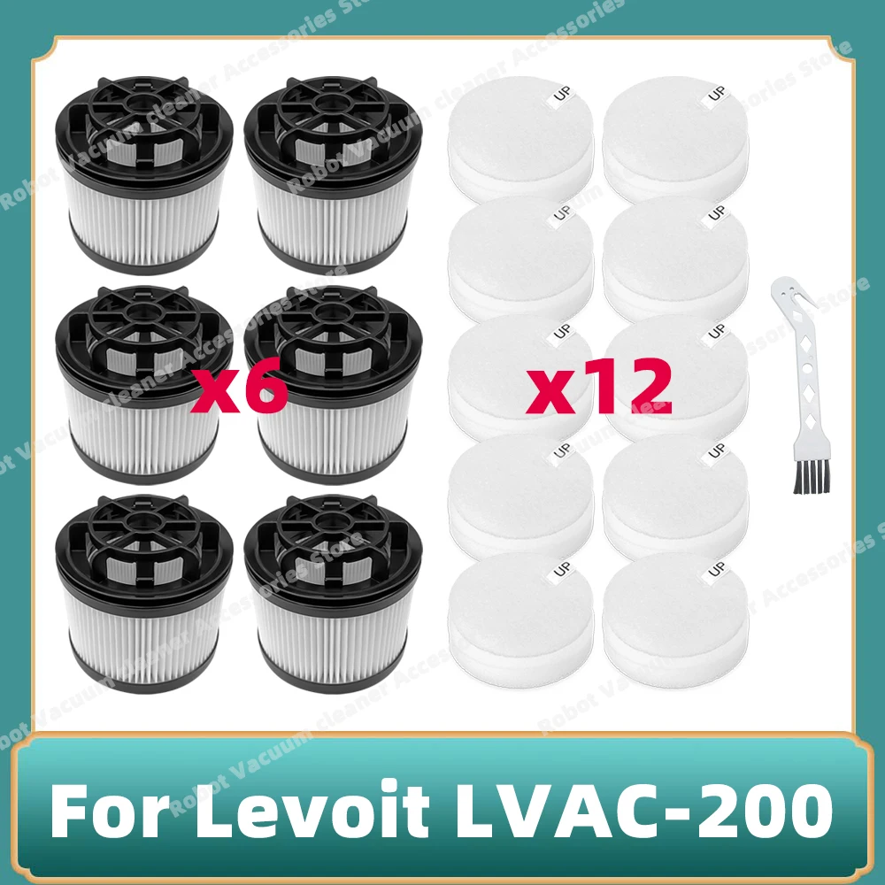 

Compatible For Levoit LVAC-200 Vacuum Cleaner Pre-Motor Filter Post-Motor Filter Accessories Replacement Parts