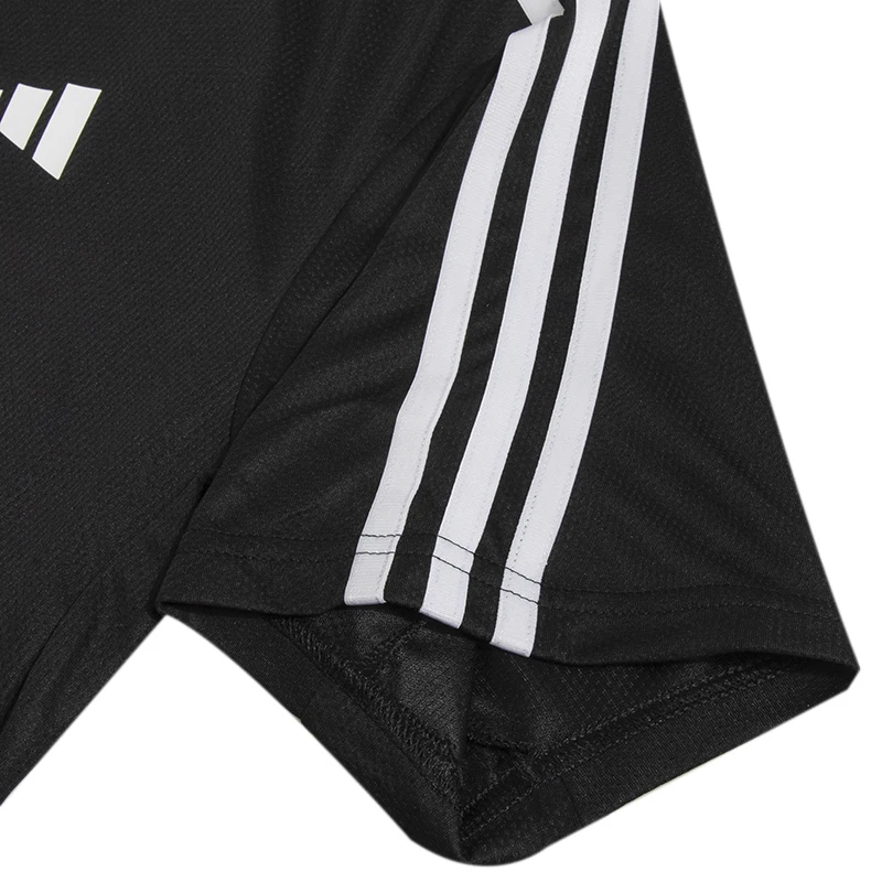 أديداس الرجال Tr-Es Base 3S t ملابس رياضية عادية مريحة للتنفس المألوف قصيرة الأكمام تي شيرت Ib8150 #4