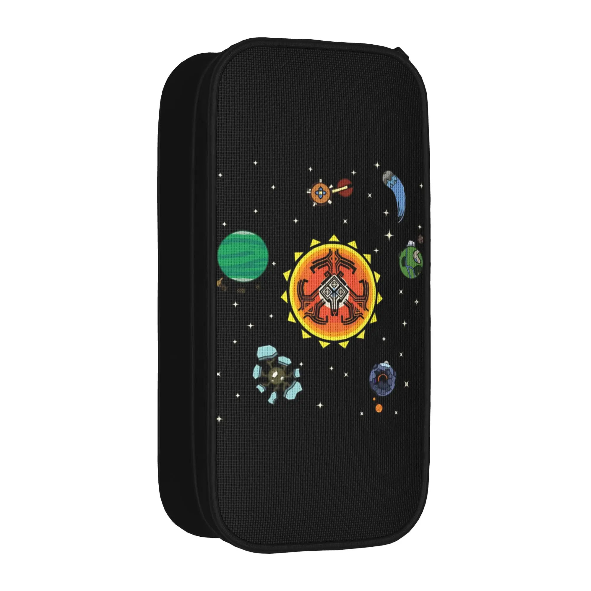 Hearthian Solar System The Outer Wilds Pencil Cases Lovely Pen Bag Girls Boys Big Capacity Students School Gifts Pencil Pouch