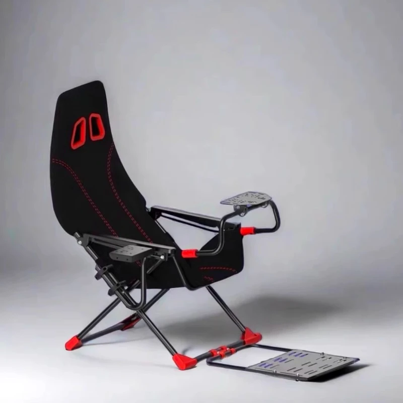 Racing game steering wheel bracket folding racing emulator bracket seat portable racing game experiencer