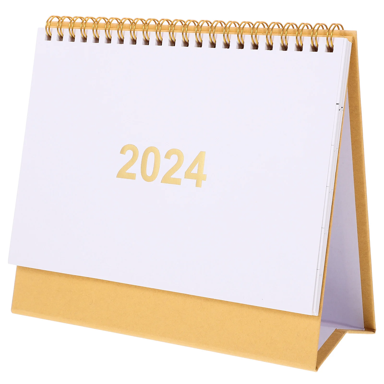 1 قطعة مكتب الحد الأدنى 2024 الوجه للمنزل مكتب سطح المكتب الدائمة التقويم التخطيط المنزلي المنظم منضدية التقويم #2