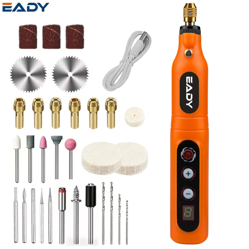 Cordless Mini Electric Drill – 3.7V USB Rotary Tool for Jewelry, Glass Engraving, Wood Carving, Metal Polishing, DIY Craft
