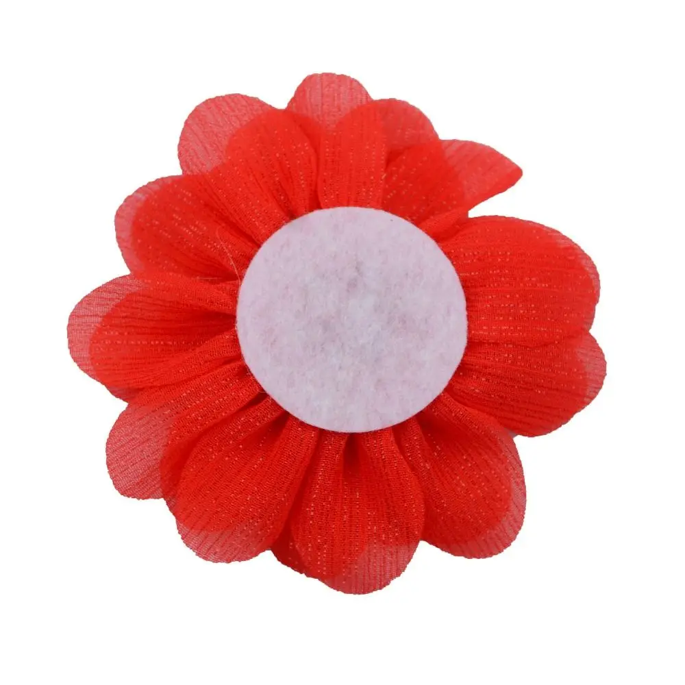 5PCS Cute Chiffon Chiffon Flower Embellishment DIY Craft Craft Supplies Versatile Handmade Material Clothes Decoration