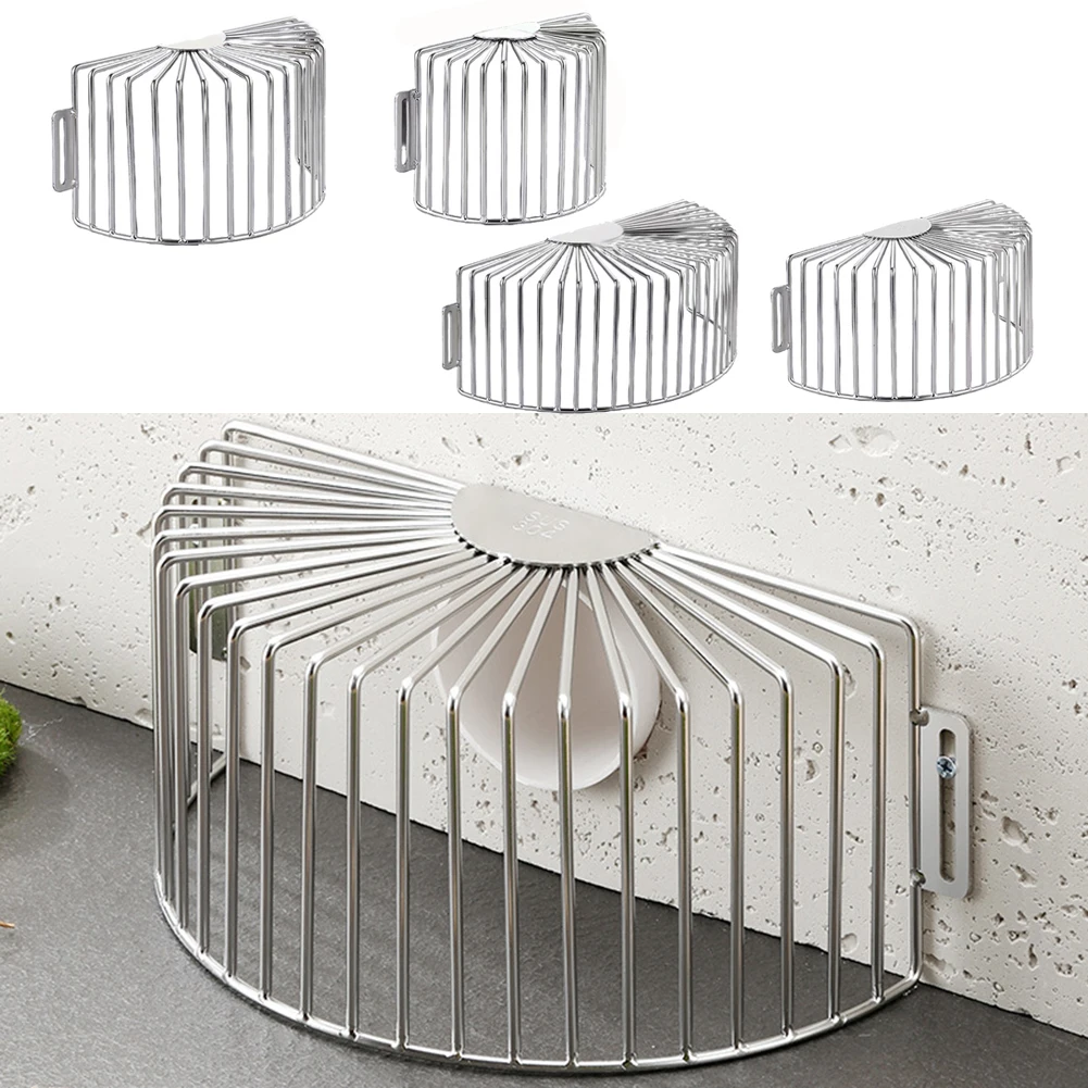 304 Stainless Steel Downspout Filter Gutter Guard For Stopping Blockage Leaves Dirt Clogging Pipes Drain Cover Gutter Block