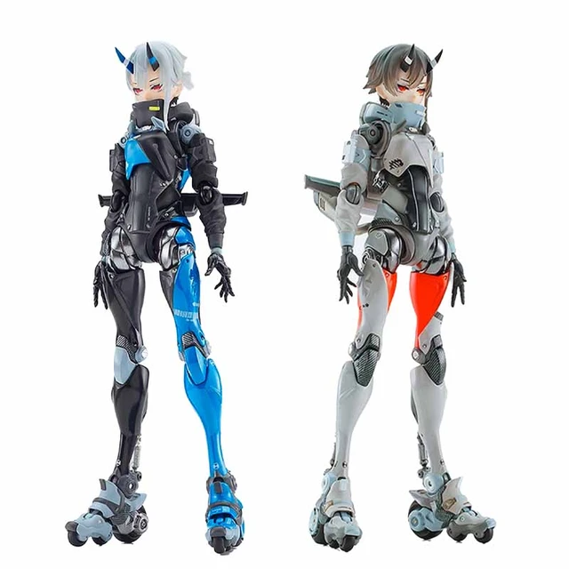 Original Genuine GSC Max Factory Sentinel MOTORED CYBORG RUNNER SSX 155  TECHNO AZUR MANDARIN SURF Action Anime Figure Model Toys